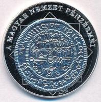 DN  "A magyar nemzet pénzérméi - Magyar pénz - arab felirat 1172-1196" Ag emlékérem tanúsí...