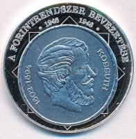 DN "A magyar nemzet pénzérméi - A Forintrendszer bevezetése 1946. 5Ft" Ag emlékérem tanúsítvánnyal (15g/0.333/35mm) T:PP