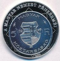 DN "A magyar nemzet pénzérméi - A Forintrendszer bevezetése 1946. 5Ft" Ag emlékérem tanúsí...