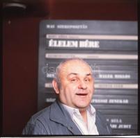 cca 1986 Hofi Gézáról készült 6 db vintage diapozitív felvétel, 6x7 cm