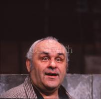 cca 1986 Hofi Gézáról készült 6 db vintage diapozitív felvétel, 6x7 cm