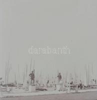 1955 Balatonfüred, 21 db vintage negatív Kotnyek Antal (1921-1990) fotóriporter hagyatékából, 6x6 cm