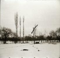 cca 1965 Kecskemét környéki tanyák, 13 db vintage negatív Dezső Pál hagyatékából, kilenc kontakt néz...