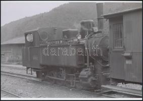 cca 1930 Kismozdony elölről, hátulról, 2 db vintage negatívról készült mai nagyítás, 18x25 cm