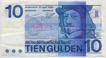 Hollandia 1968. 10G T:III Netherlands 1968. 10 Gulden C:F Krause 91b