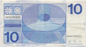 Hollandia 1968. 10G T:III
Netherlands 1968. 10 Gulden C:F
Krause 91b