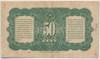 Holland Kelet-India 1943. 50c T:III
Netherlands East Indies 1943. 50 Cents C:F
Krause 110