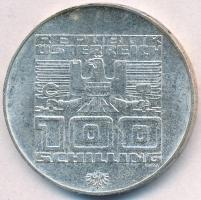 Ausztria 1976. 100Sch Ag "Téli Olimpia Innsbruck" T:2 karc, kis patina 
Austria 1976. 100...