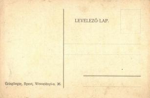 II. Vilmos császár és Ferenc József. Héber nyelvű képeslap. Gringlinger kiadása / Wilhelm II and Fra...