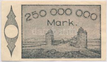 Németország / Weimari Köztársaság / "Rajnai Acélművek" 1923. 250.000.000M Duisburg-Meideri...