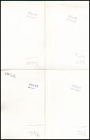 cca 1968 Czakó László (?-?) pécsi fotóművész 13 db vintage fotóművészeti alkotása, pecséttel jelzett...