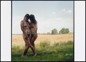 cca 1979 Az emberi test csodálata, 13 db szolidan erotikus fénykép, korabeli negatívokról készült ma...