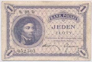 Lengyelország 1919 (1924.) 1Zl T:III Poland 1919 (1924.) 1 Zlotych C:F Krause 51