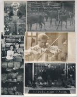 cca 1960 Tiszavölgyi József (1909-?) fotóriporter hagyatékából 99 db vintage fotó, többsége jelzett,...