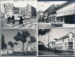 cca 1970 Kecskemét feliratú dobozban, 44 db vintage fotó Vincze János (1922-1998) hagyatékából, a képek egy része feliratozott, 6x9 cm és 9x14 cm között