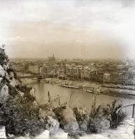 cca 1938 Budapesti városképek, 13 db szabadon felhasználható, vintage negatív (üveglemezek, filmek), 4x6 cm és 10x15 cm között