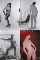 cca 1978 Pompás látvány, 33 db szolidan erotikus fénykép, korabeli negatívokról készült mai nagyítás...