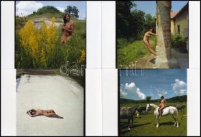 cca 1978 Pompás látvány, 33 db szolidan erotikus fénykép, korabeli negatívokról készült mai nagyítás...