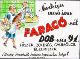 cca 1947 Budapesti iparosok és kereskedők szolgáltatási, 13 db reklám diapozitív kép Fekete György (...