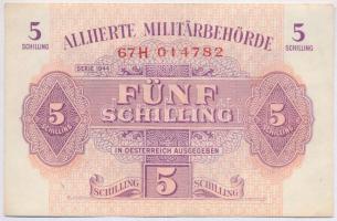Ausztria / Szövetséges megszállás 1944. 5 Sch T:I,I- Austria / Allied occupation 1944. 5 Schilling C:UNC,AU Krause 105