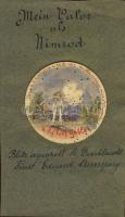 Eduard Auersperg (1863-1956) herceg által készített gyors akvarell Wilhelm Gáblerről