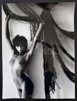 cca 1983 Menesdorfer Lajos (?-?) 2 db pecséttel jelzett, vintage fotóművészeti alkotása, 30x40 cm