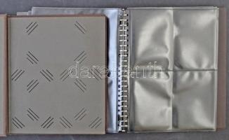 2 db képeslap album 144 és 176 hellyel / 2 postcard albums for 144 and 176 postcards (32 cm x 25 cm)