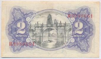 Spanyolország 1938. 2P T:I-
Spain 1938. 2 Pesetas C:AU
Krause 95