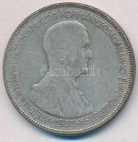1930. 5P Ag "Horthy jobbra" T:2-,3 Adamo P8