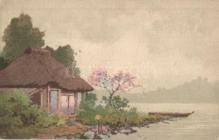 2 db RÉGI művészlap / 2 pre-1945 art postcards