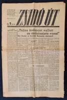 Vegyes judaikai tétel, 2 db.
1946 Uj Élet. A magyar zsidóság lapja. 1946. november 28., II. évf. 48...