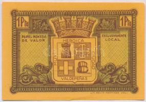 Spanyolország / Ciudad Real / Valdepenas ~1930-1940. 1P szükségpénz T:I,I-
Spain / Ciudad Real / Va...