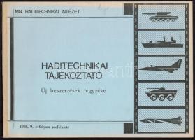 Haditechnikai tájékoztató 1986-87. 5. szám. 3 füzetben. Haditechnikai Könyvtár. Budapest, 1988, MN. Haditchenikai Intézet. Kiadói papírkötés.