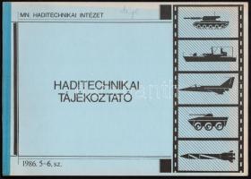 Haditechnikai tájékoztató 1986-87. 5. szám. 3 füzetben. Haditechnikai Könyvtár. Budapest, 1988, MN. ...