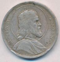 1938. 5P Ag "Szent István" T:2,2- ph. Adamo P8.1