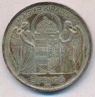1939. 5P Ag "Horthy balra" T:1-,2 patina 
Adamo P8.2