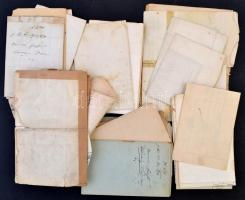 cca 1860-1900 kb 30 db okmánybélyeges irat, benne CM jelzésű is.