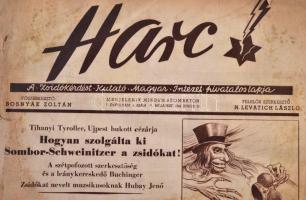 1944 a Harc antiszemtia lap1. évf. 4. lapszáma