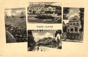 Siófok - 6 db MODERN városképes lap, Képzőművészeti Alap, Művészeti Alkotások / 6 MODERN town-view p...