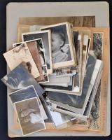 cca 1910-1960 Vegyes fotó tétel, 60 db, 18x25 cm és 5x8 cm közötti méretben