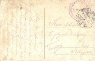 3 db RÉGI első világháborús K.u.K. katonai művészlapok / 3 pre-1945 WWI Austro-Hungarian military ar...