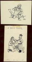 2 db Vadász rajz