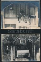 cca 1916-1917 Képes frontnapló 20 db nagyobb méretű, feliratozott fotó az olasz frontról. A 105. ezr...