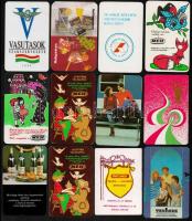 1971-1995 Kis kártyanaptár gyűjtemény, közte érdekes darabokkal, összesen kb. 50 db