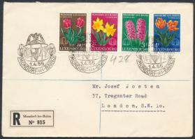 Virág sor FDC-n Flower set FDC