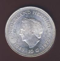 Hollandia 1970. 10G Ag "Wilhelmina Julianna" T:2 ph
