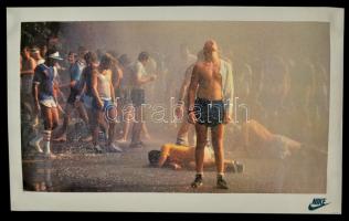 cca 1980 2 db reklámplakát: Dakota farmer, Nike, 62x86 és 56x91 cm