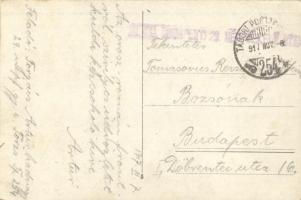 1917 K.u.K. katonák a lövészárokban az orosz-román fronton / WWI Austro-Hungarian soldiers in the tr...