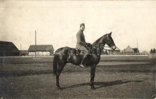 1918 Horváth Győző százados cs. és kir. 15. hadosztály parancsnokság, K.u.K. lovaskatona / WWI Austro-Hungarian cavalryman, photo (EK)