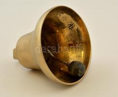 Réz csengő, jó állapotban, m: 10 cm